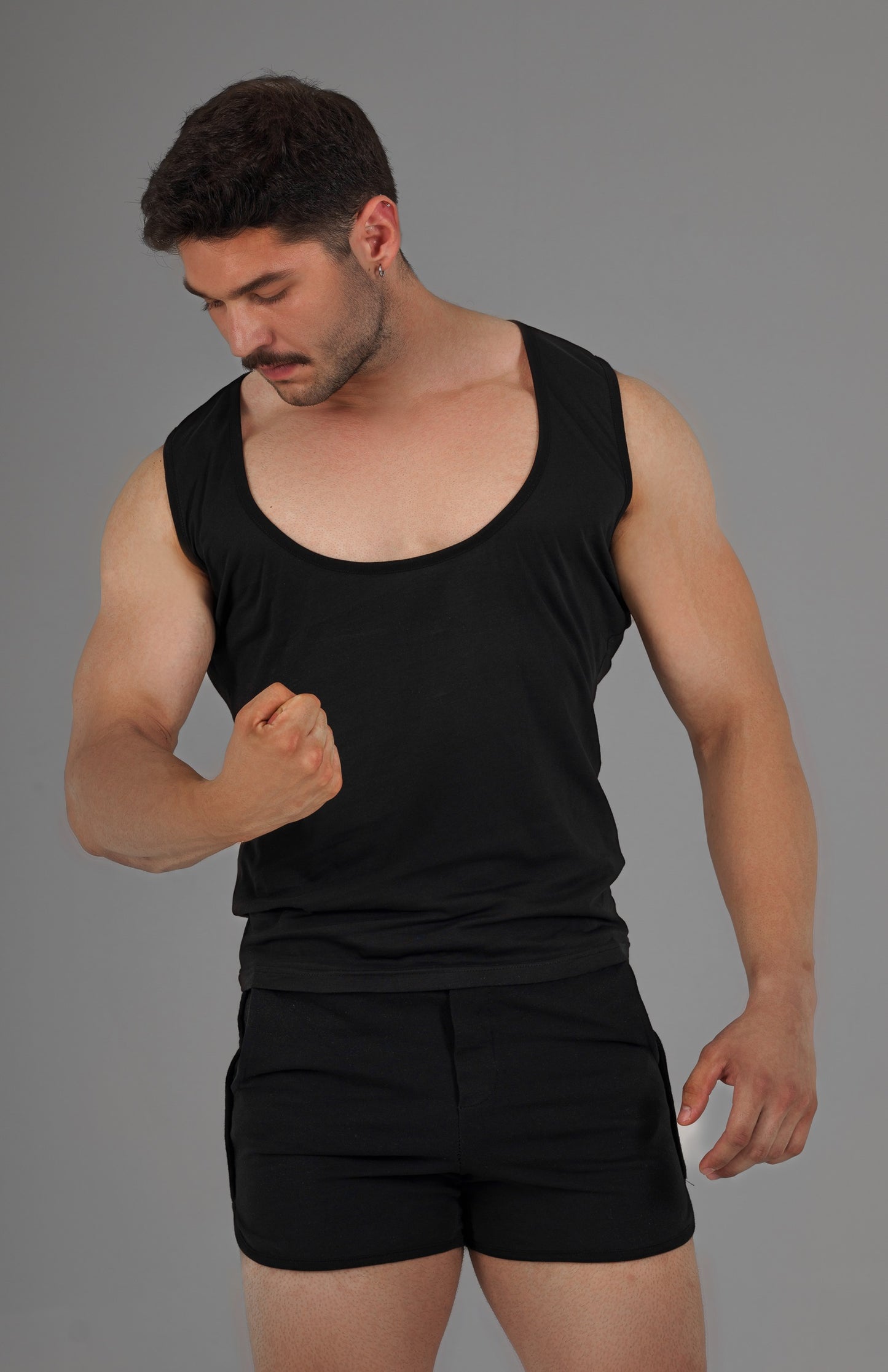 Deep Oval Sleeveless Shirt - Not for Everyone -